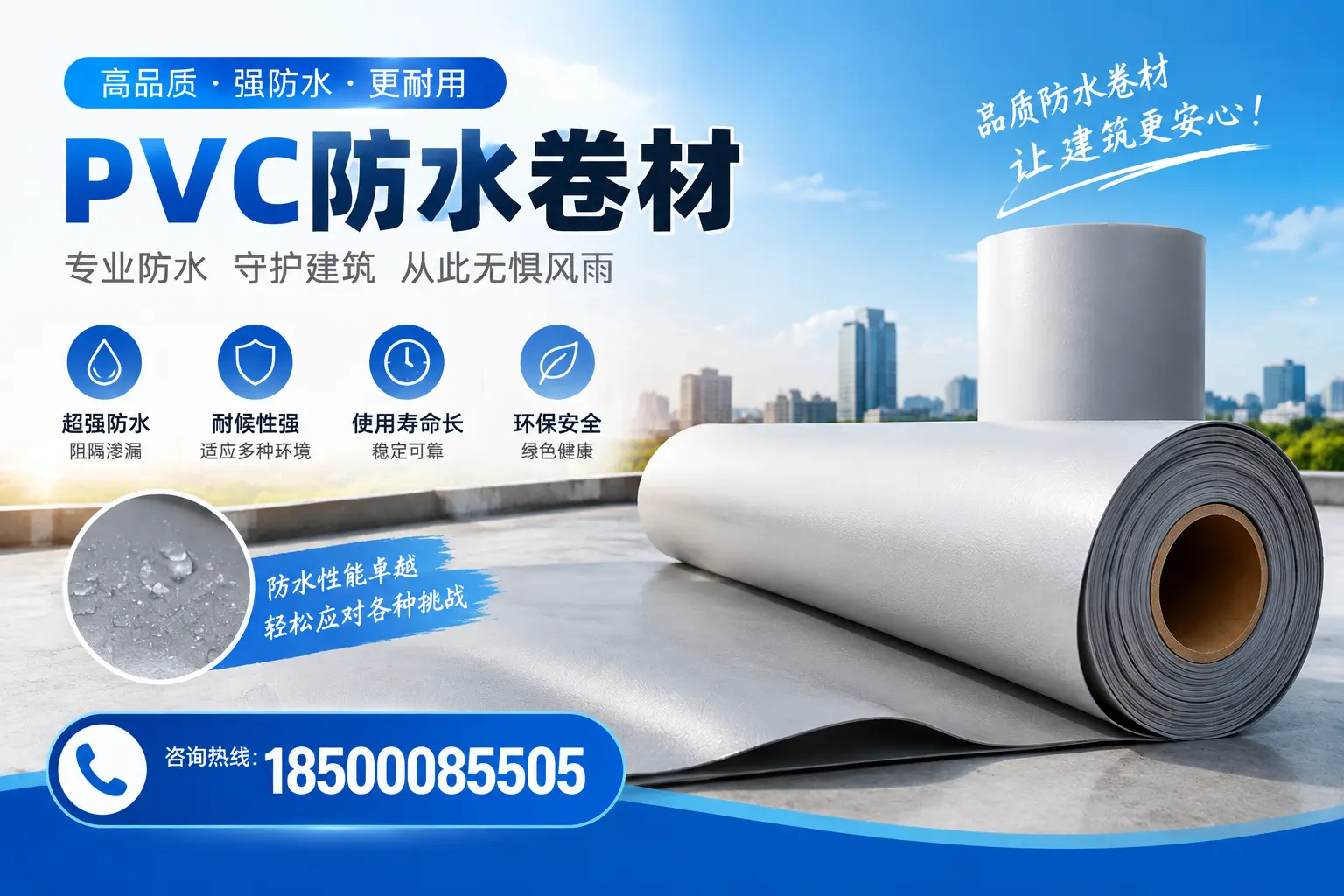 如何选择高质量的PVC防水卷材?济南消费者必看指南